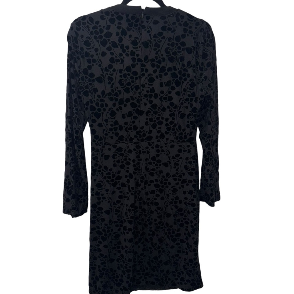 Tommy Hilfiger Women's Sheath Knit Long Sleeve Surplus Neckline Dress Sz 12 - Picture 6 of 10